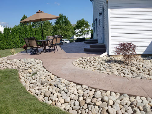 Stamped Concrete Company, Bucks County, PA | Ground Up Landscaping